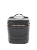CHANEL Pre-Owned 2005-2006 CC Caviar Case vanity bag - Black