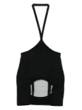 Maison Close Pure Tentation skirted harness bodysuit - Black