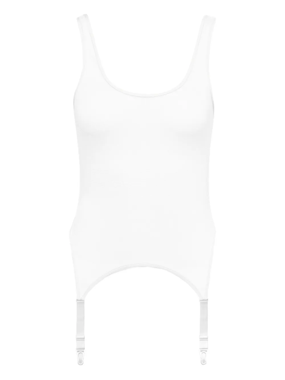 Maison Close Pure Tentation ガーターボディスーツ - ホワイト Maison Close Pure Tentation ガーターボディスーツ - ホワイト