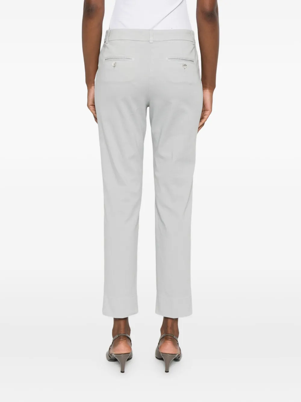 Peserico Cropped pantalon Grijs
