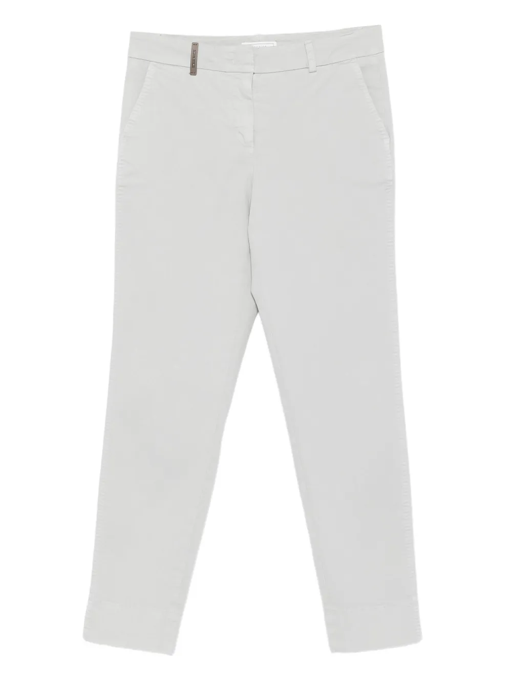 Peserico Cropped pantalon Grijs