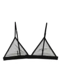 Maison Close Pure Tentation triangle mesh bra - Black
