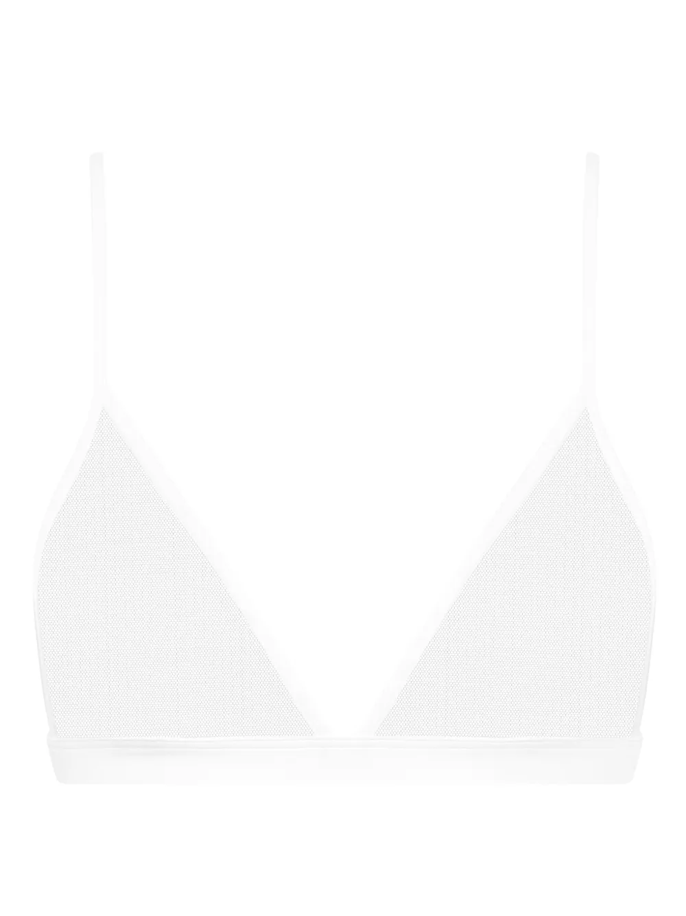 Maison Close Pure Tentation トライアングル メッシュブラ - ホワイト Maison Close Pure Tentation トライアングル メッシュブラ - ホワイト
