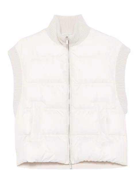 Peserico quilted panelled gilet