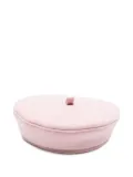 Ruslan Baginskiy loop-detailed beret - Pink