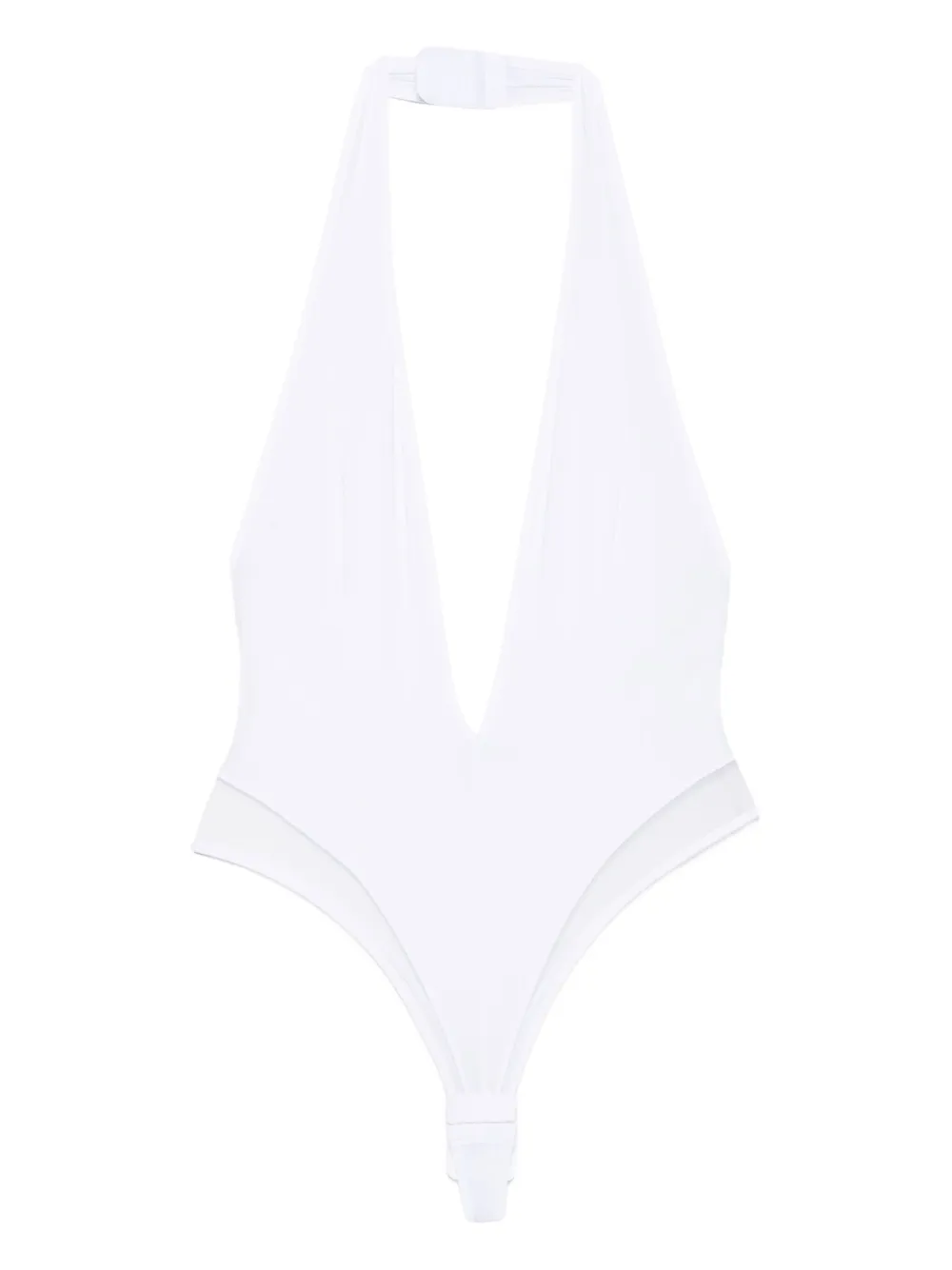 Maison Close Pure Tentation body met V-hals Wit