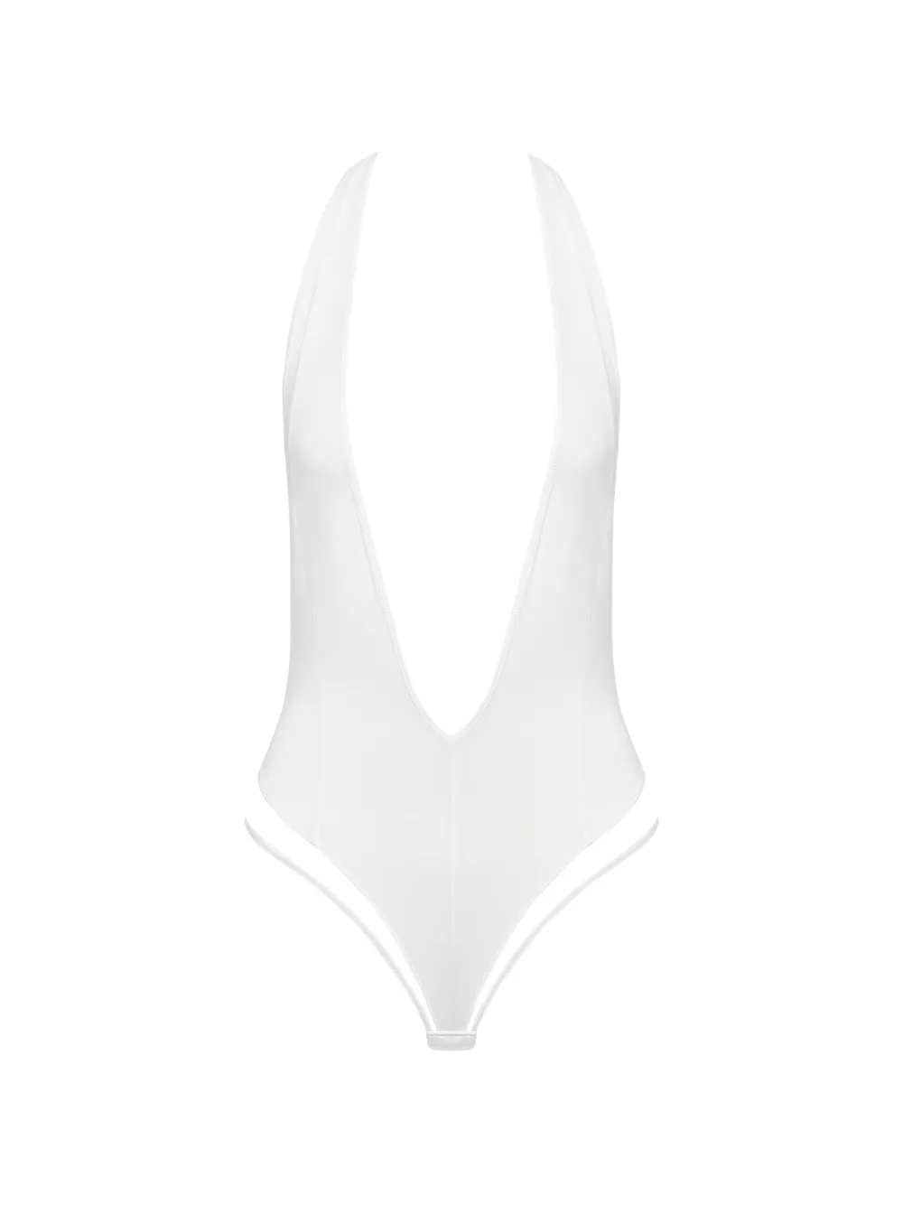 Maison Close Pure Tentation V-neck bodysuit - Weiß