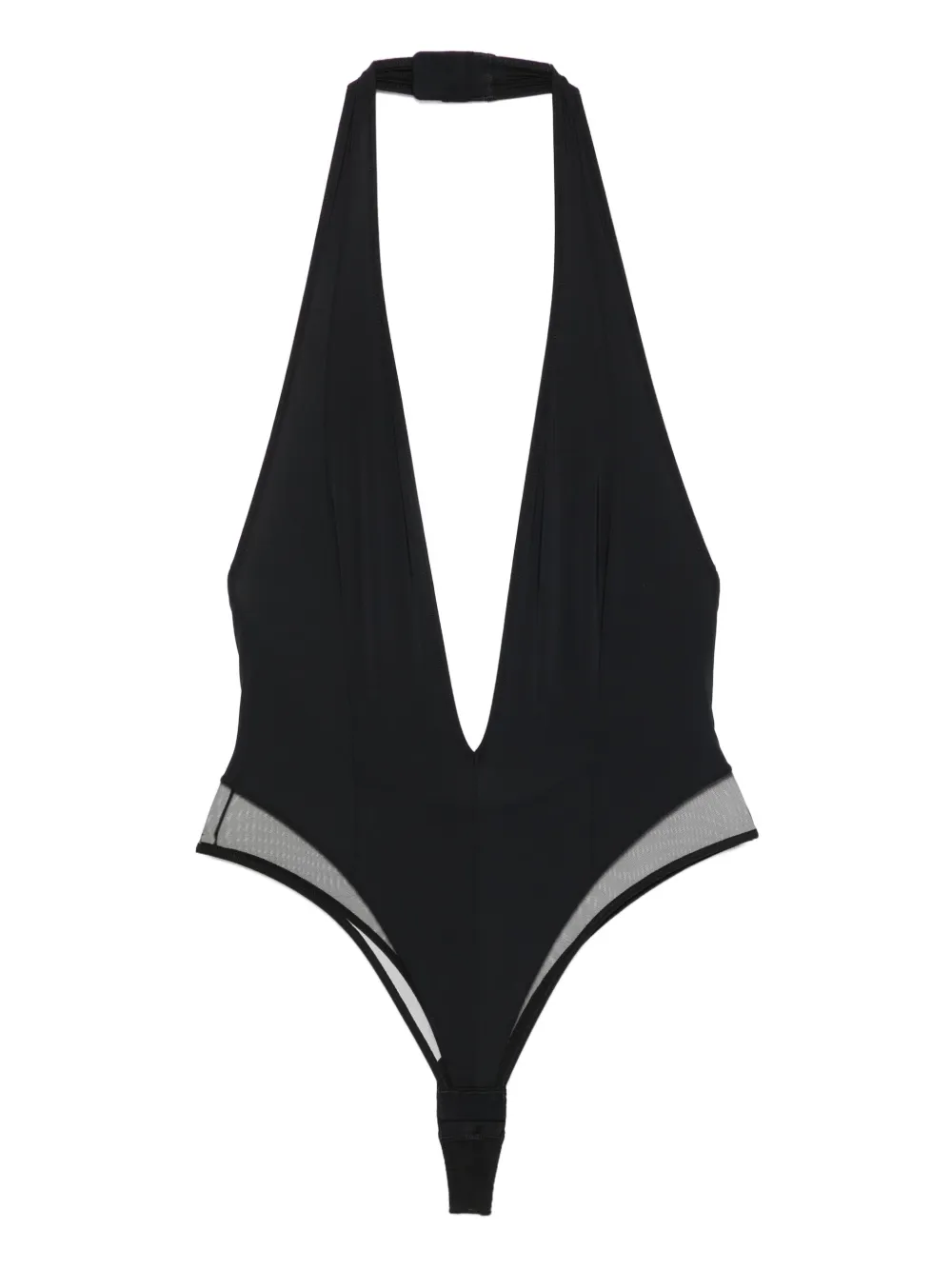 Maison Close Pure Tentation body met V-hals Zwart