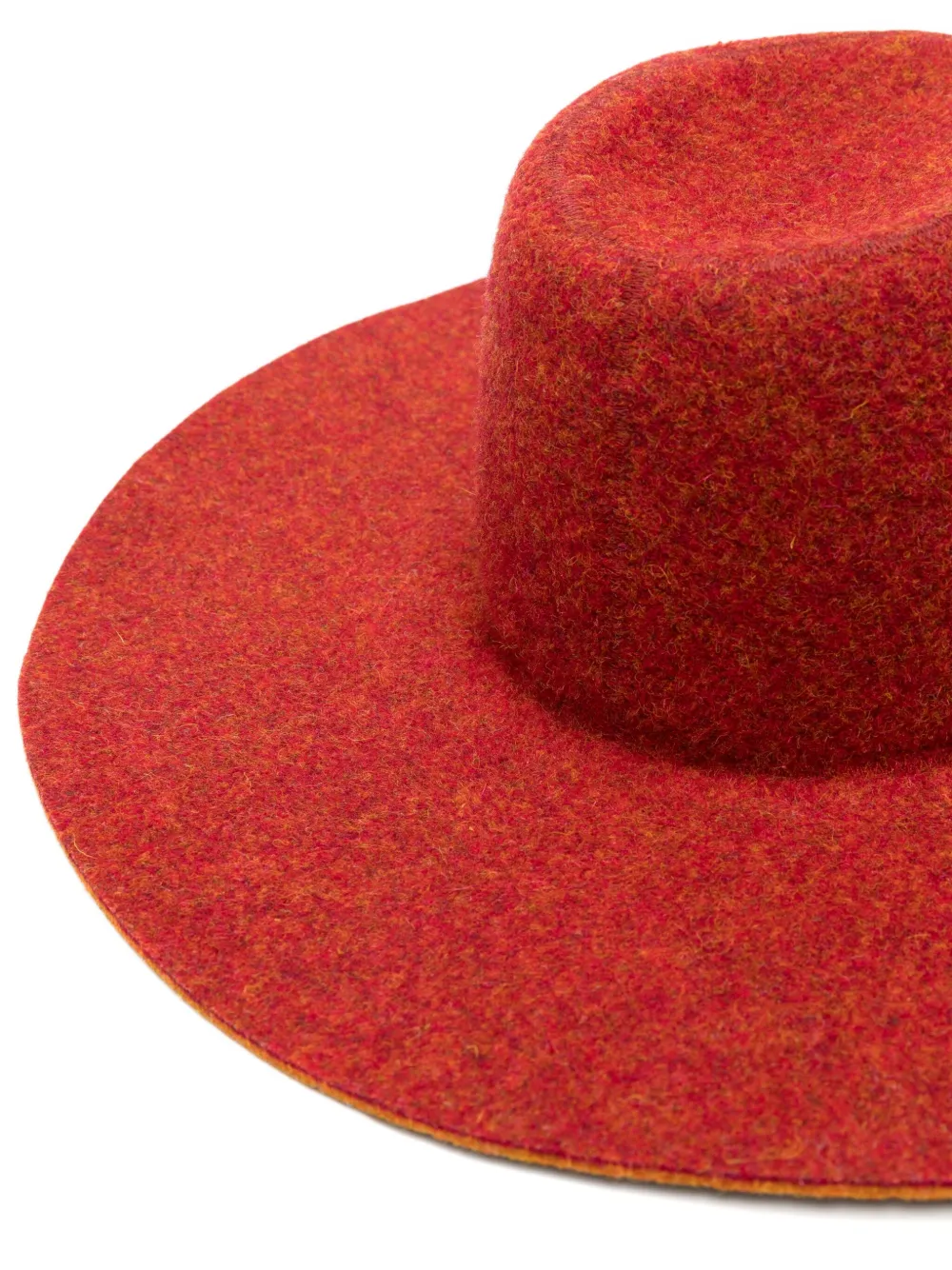 Ruslan Baginskiy Fedora hoed met brede rand Rood