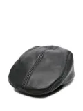 Ruslan Baginskiy leather panelled beret - Black