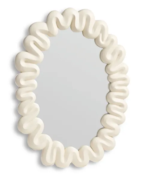 &k Amsterdam Dribble oval mirror (52.5cm x 31.5cm)