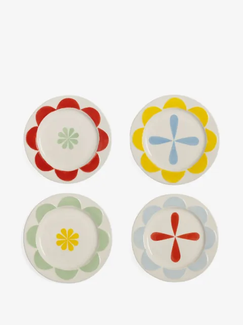 &k Amsterdam Folk plates (set of four)