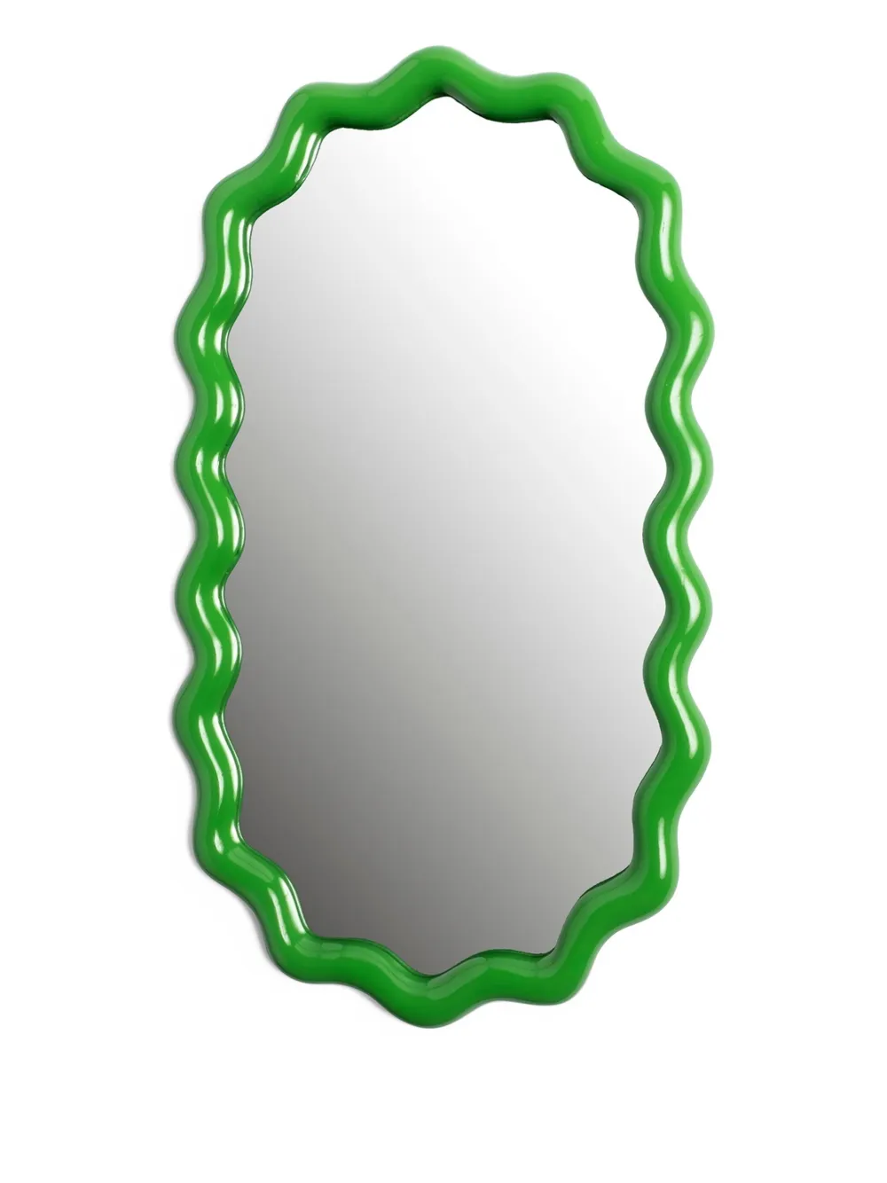 &k Amsterdam Zigzag mirror | Green | Image 1
