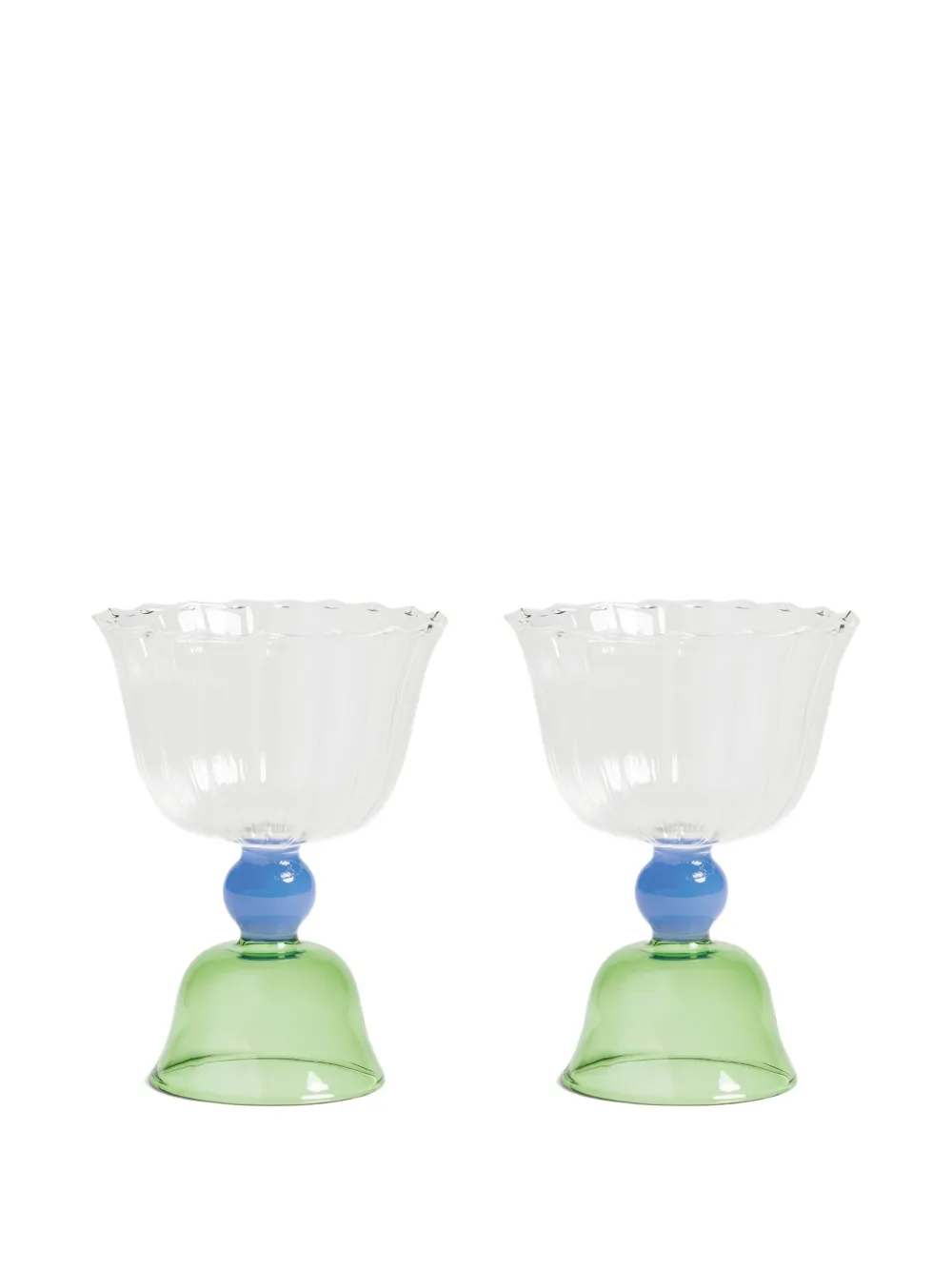 &k Amsterdam Tulip glasses (set of two) | White | Image 1