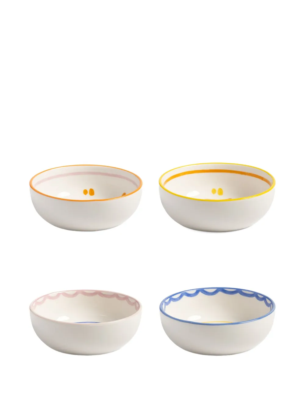 &k Amsterdam Boavista hand-painted bowls (set of four) | Tableware | Image 2