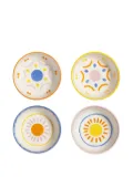 &k Amsterdam Boavista hand-painted bowls (set of four) - White