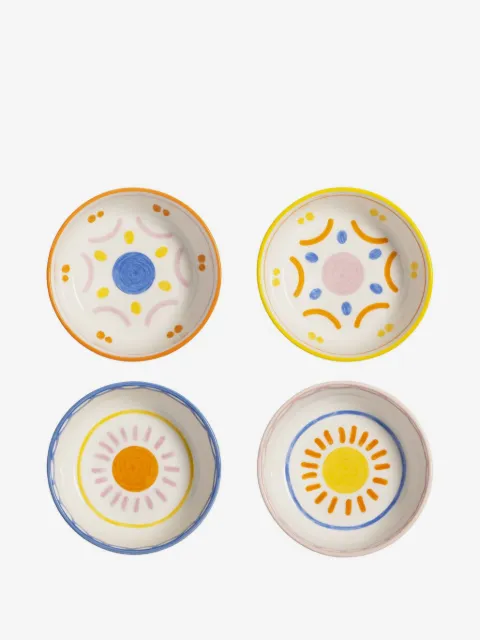 &k Amsterdam Boavista hand-painted bowls (set of four)