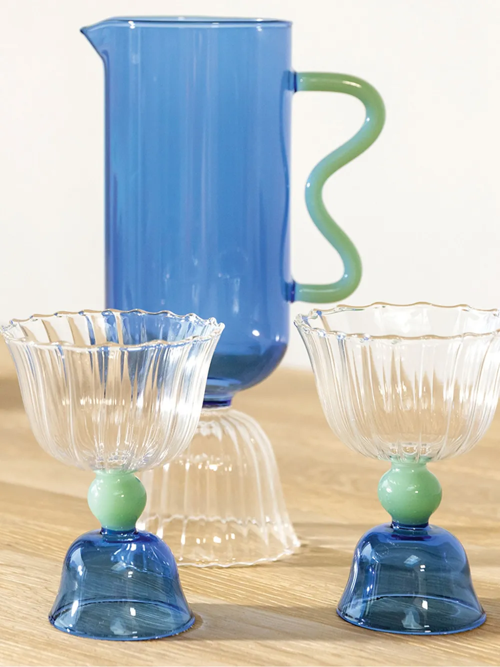  &k Amsterdam Tulip Carafe - Blue 
