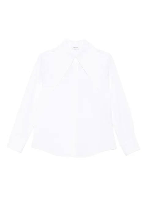 Alexander McQueen oversized-collar cotton shirt