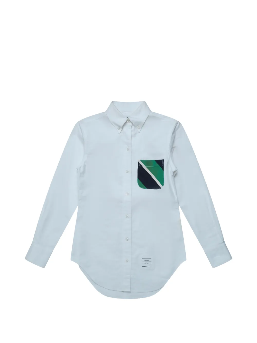 Thom Browne RWB stripe-patch shirt
