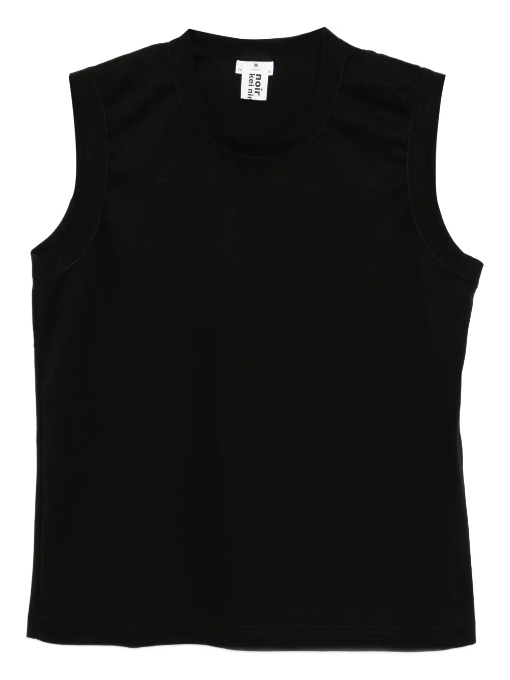 Noir Kei Ninomiya Canotta in cotone - Nero