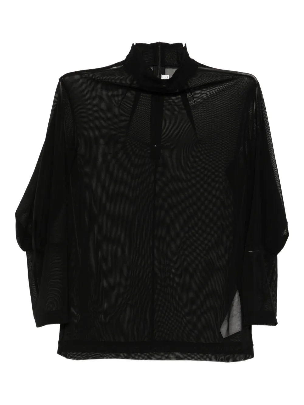 Noir Kei Ninomiya Mesh Top In Black