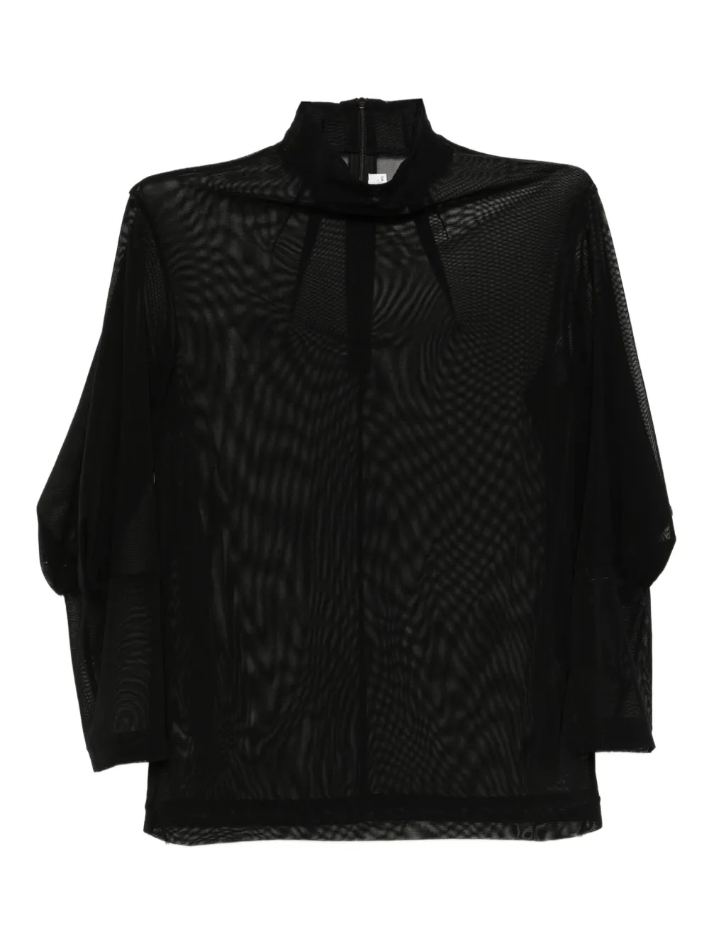 Noir Kei Ninomiya Top in rete - Nero