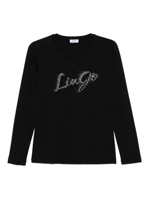 LIU JO embellished long-sleeve top