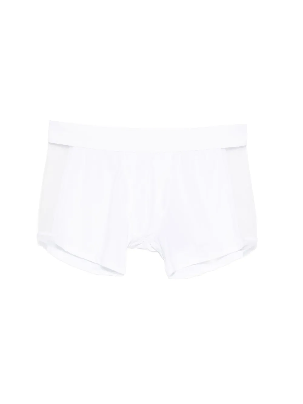Maison Close Tulen boxershorts met mesh vlak Wit