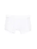 Maison Close mesh-panel tulle boxers - White