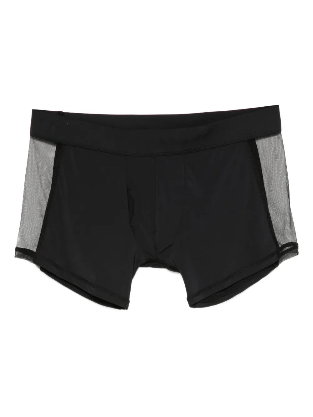 Maison Close mesh-panel tulle boxers - ブラック Maison Close mesh-panel tulle boxers - ブラック