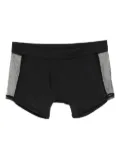 Maison Close mesh-panel tulle boxers - Black