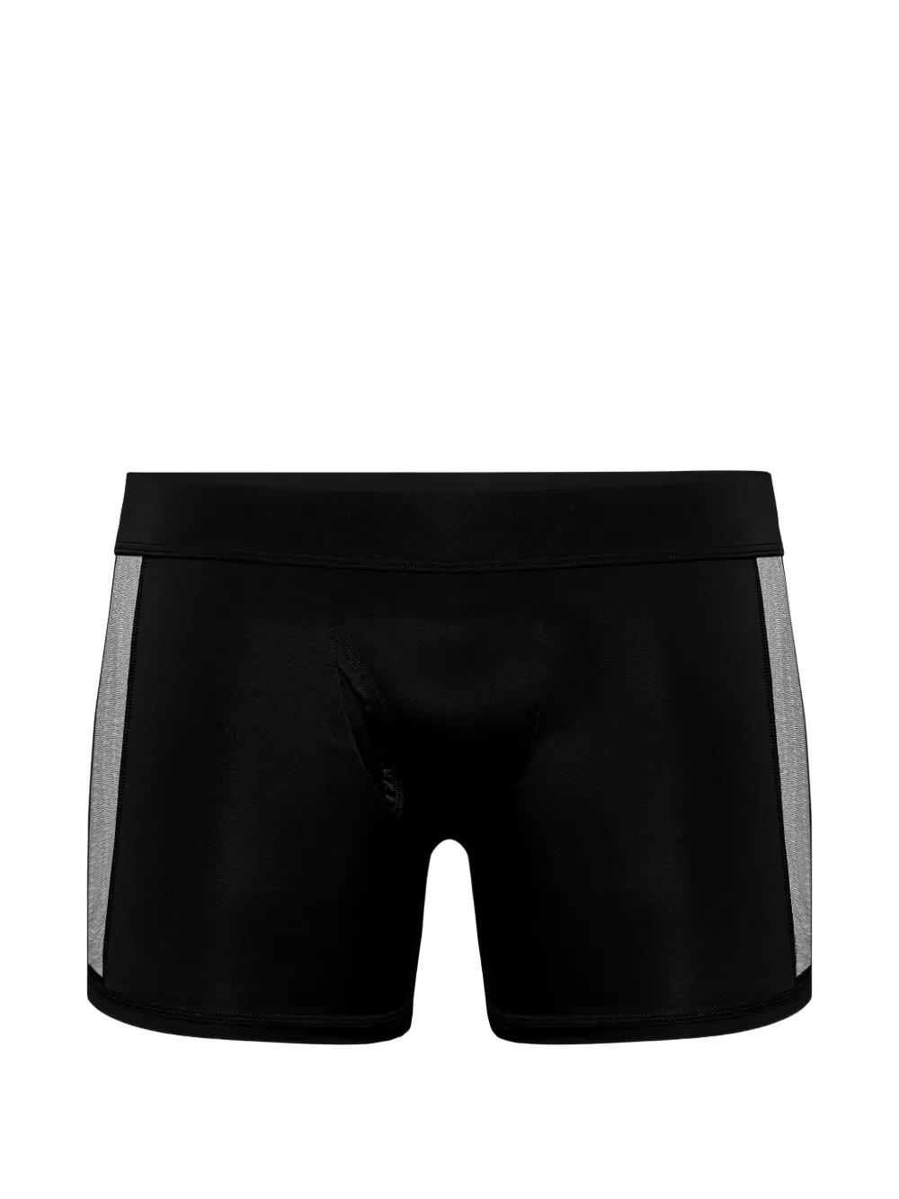 Maison Close mesh-panel tulle boxers - Nero