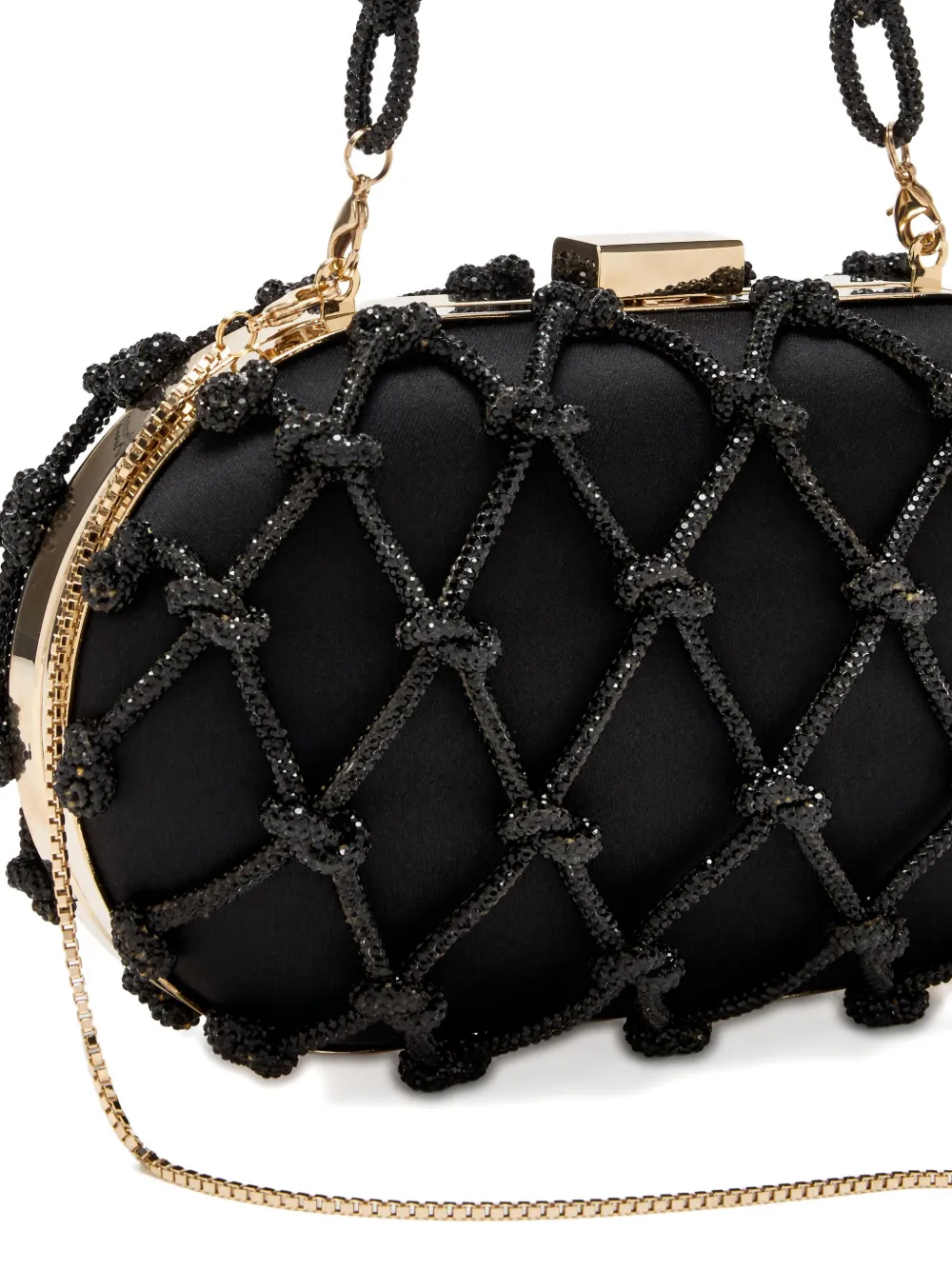 Rosantica Erato Nodi Mini Tote Bag In Black