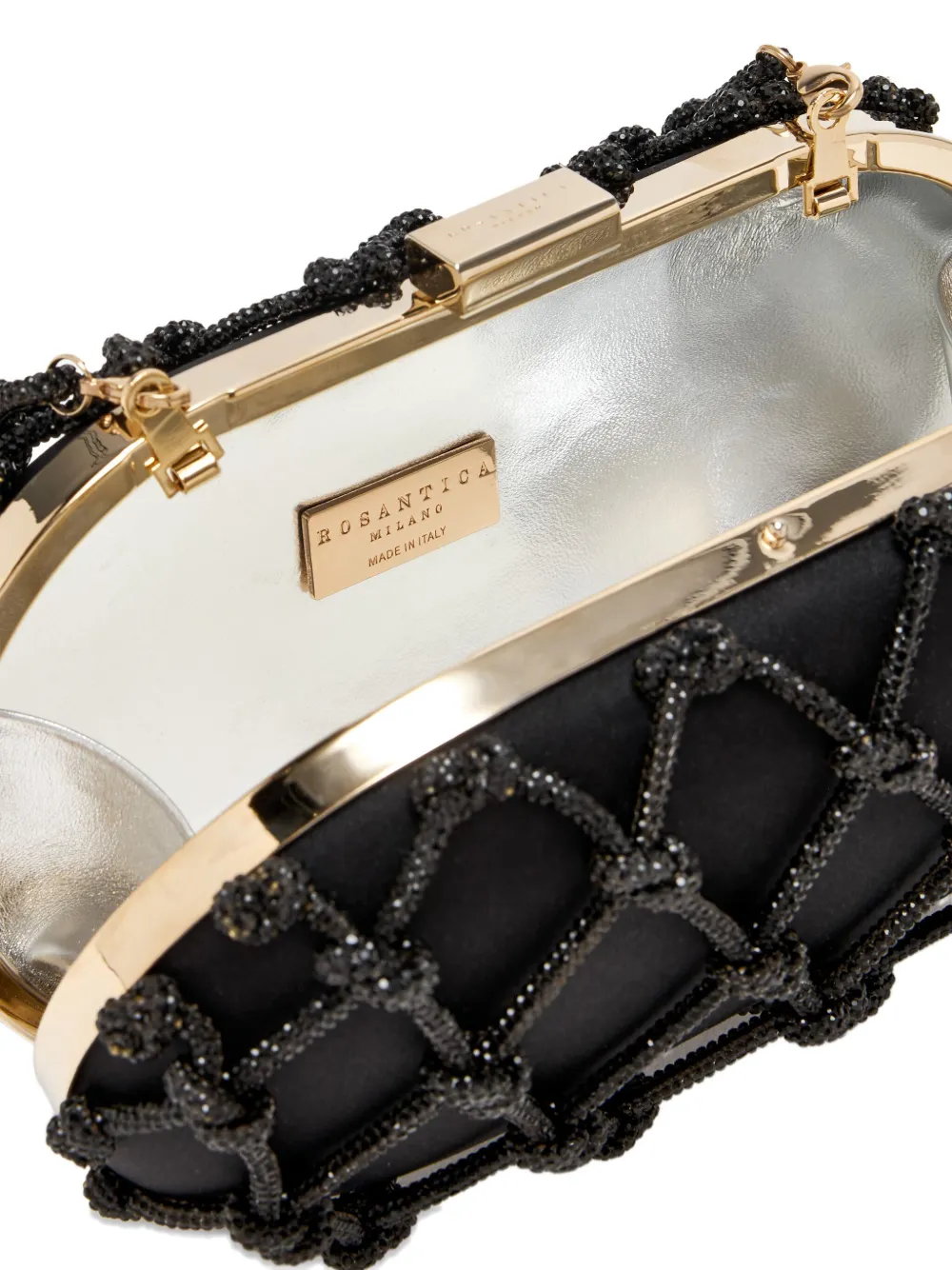 Rosantica Erato Nodi Mini Tote Bag In Black