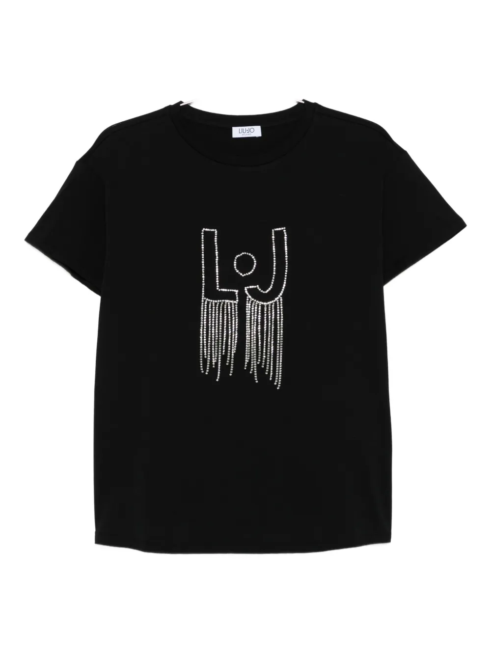 LIU JO T-shirt met logo Zwart