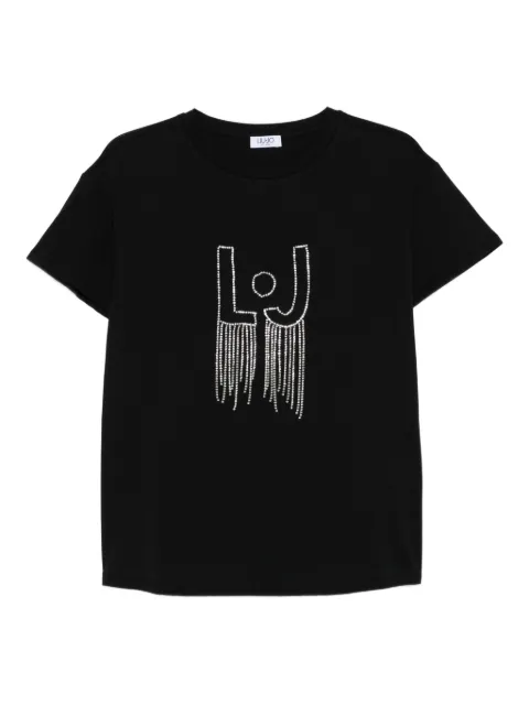 LIU JO embellished-logo T-shirt