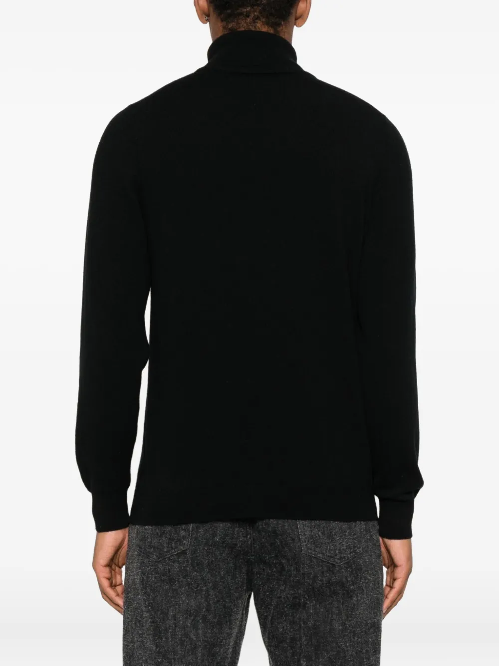 Fedeli turtleneck cashmere sweater Zwart