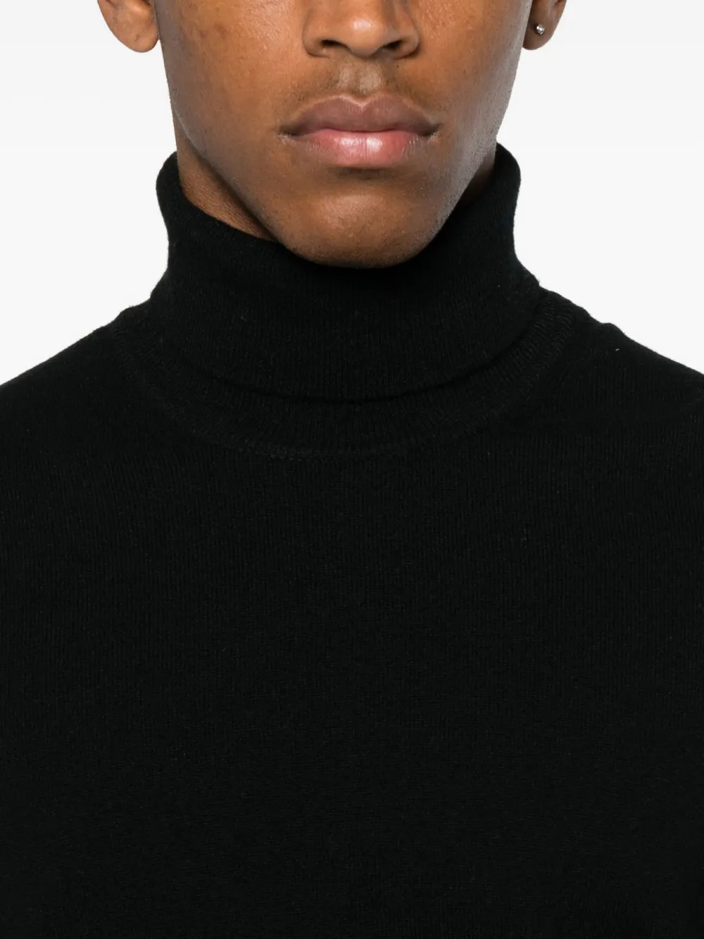 Fedeli turtleneck cashmere sweater Zwart