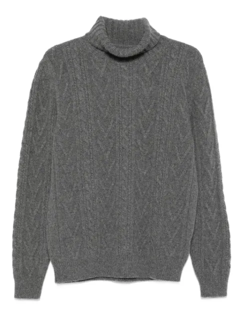 Fedeli cable-knit turtleneck sweater