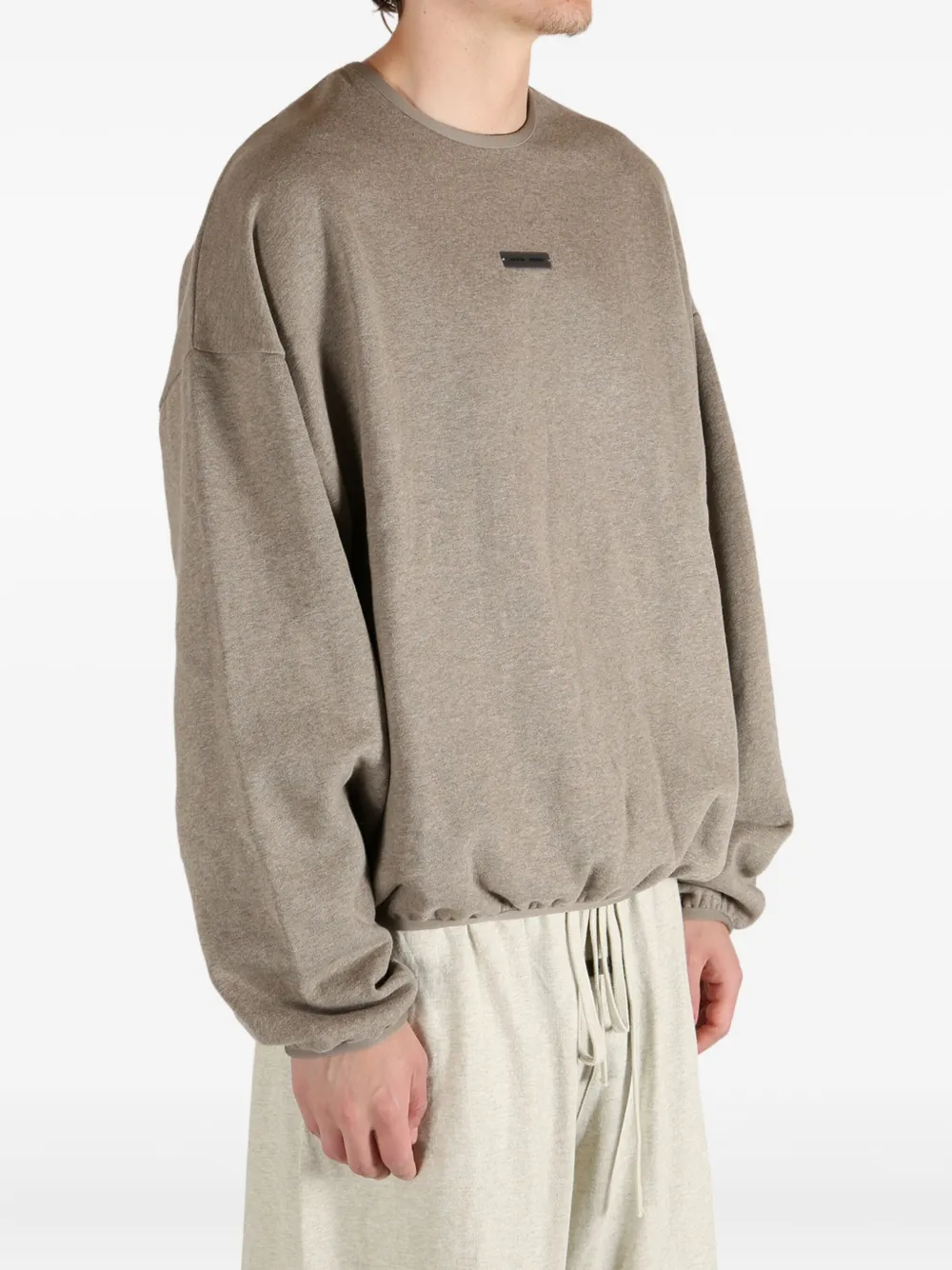 FEAR OF GOD ESSENTIALS elasticated-hem sweatshirt Bruin