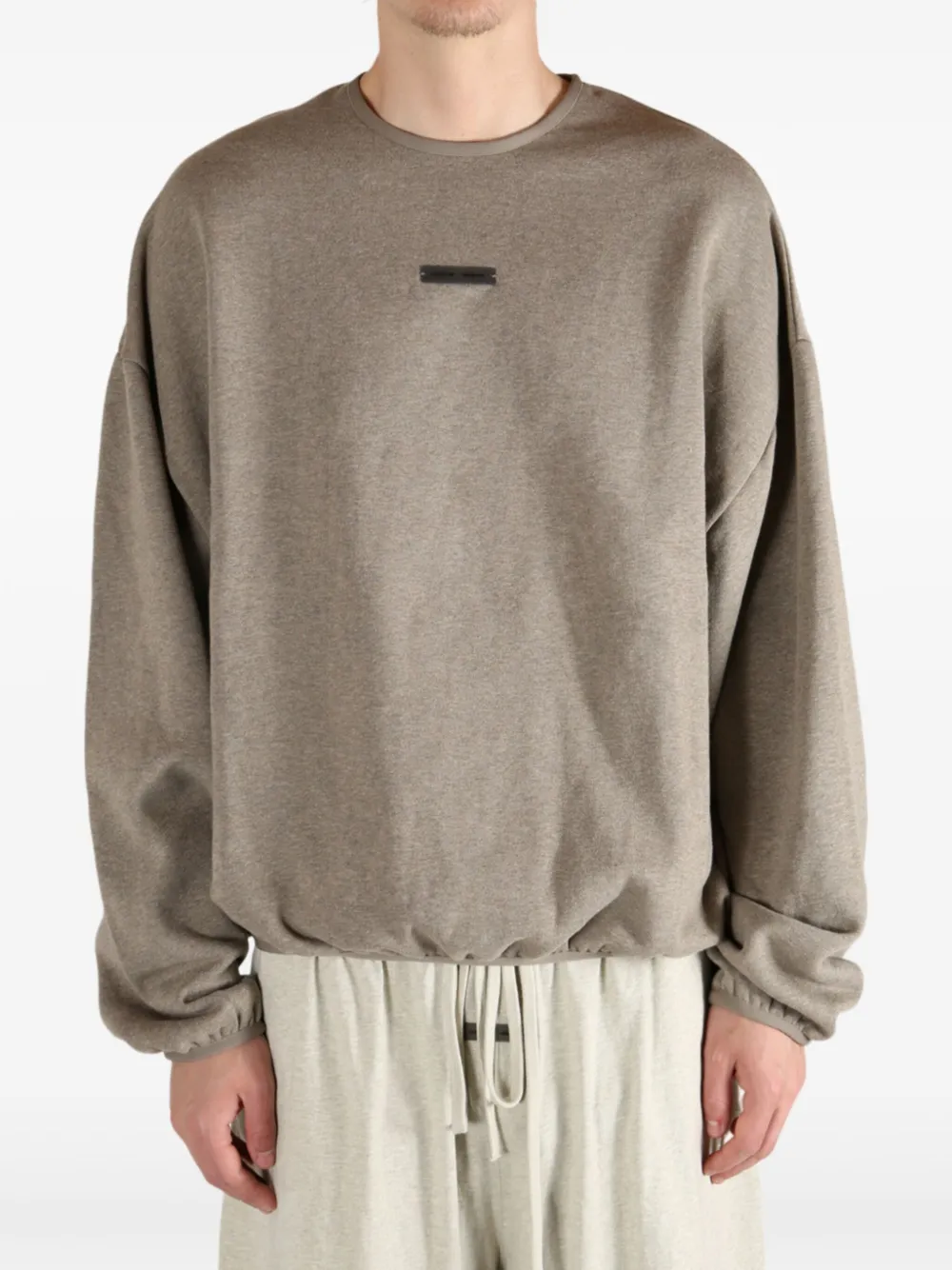 FEAR OF GOD ESSENTIALS elasticated-hem sweatshirt Bruin