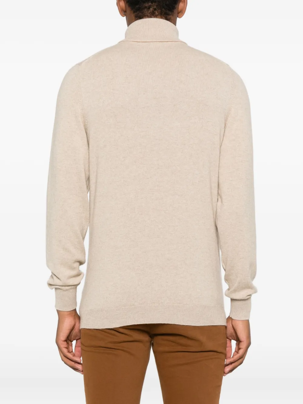 Fedeli turtleneck cashmere sweater Beige