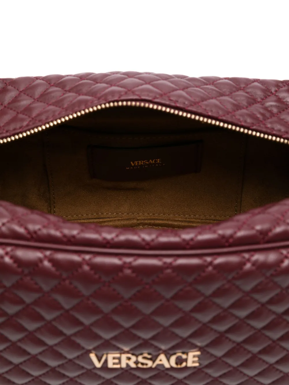 Versace Gewatteerde shopper Rood