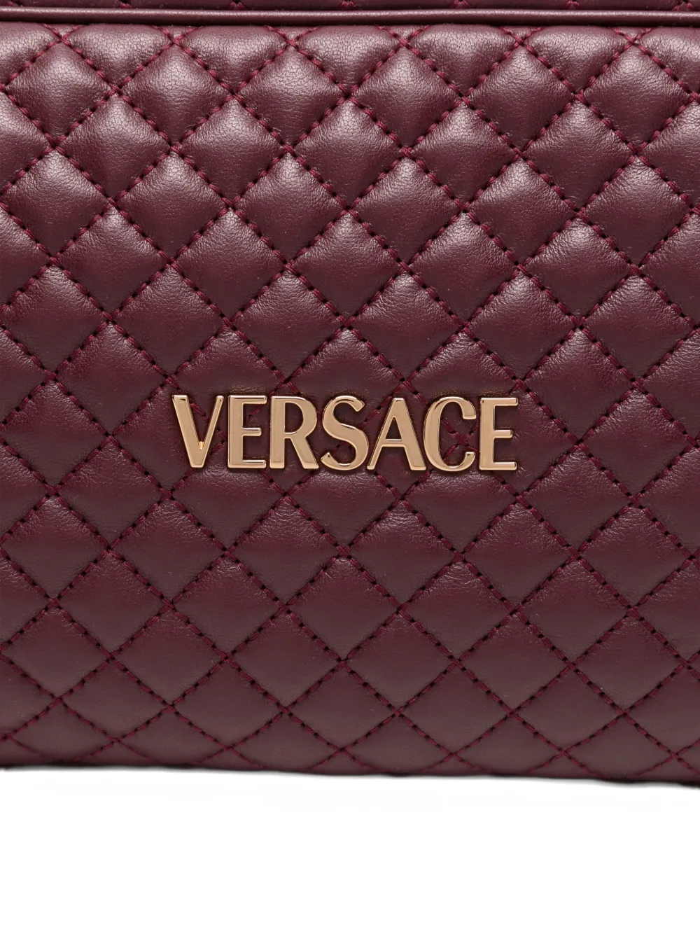 Versace Gewatteerde shopper Rood