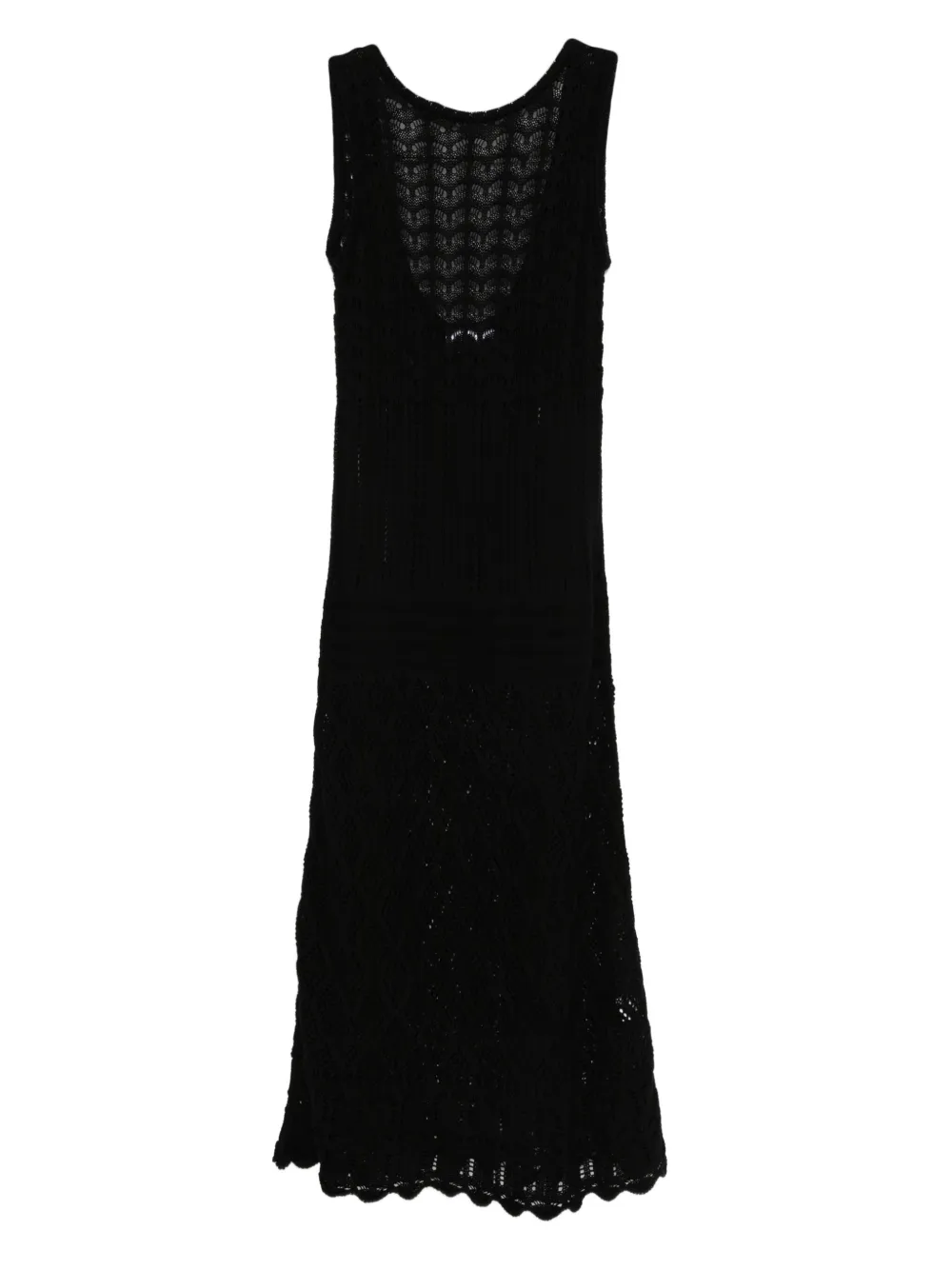 MARIUCCIA MILANO crochet open-back dress | Black | Image 1