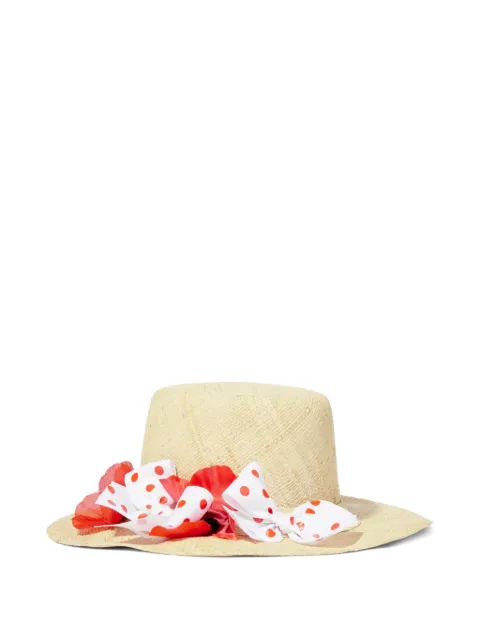 SELINIACTION KIDS bow straw hat