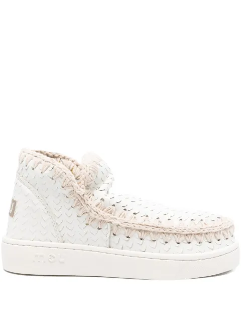 Mou Summer Eskimo braided leather sneakers
