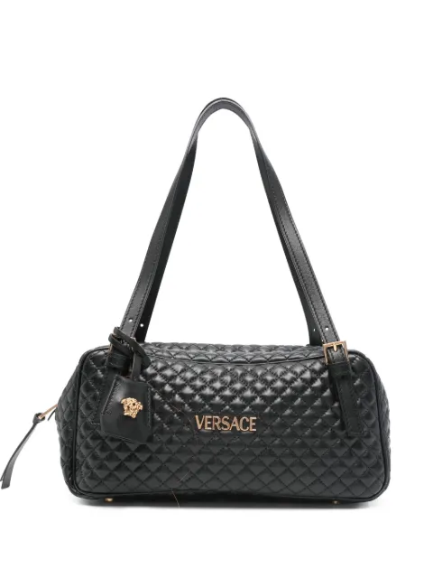 Versace quilted leather tote bag