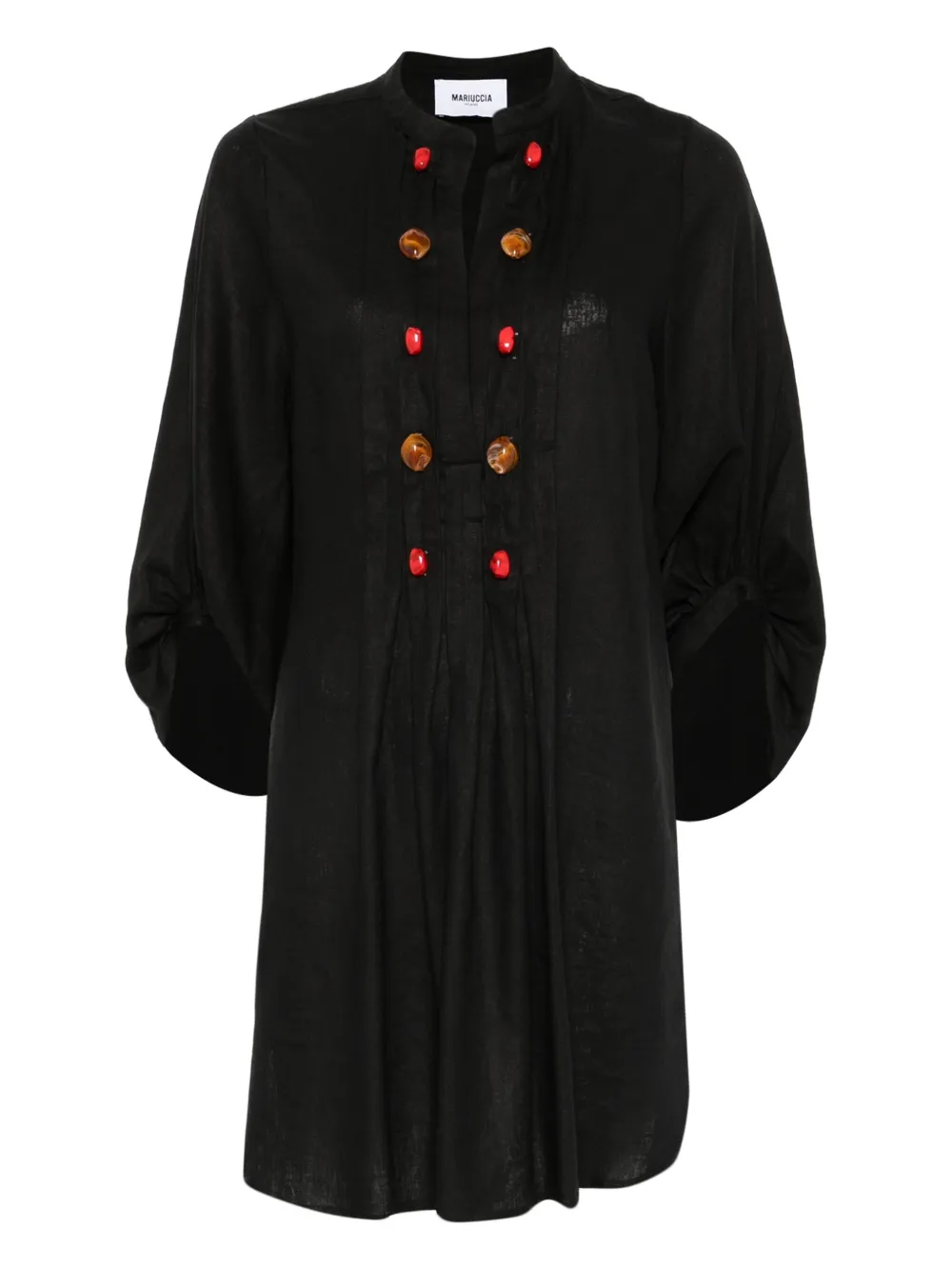 MARIUCCIA MILANO button-embellished mini dress | Black | Image 1